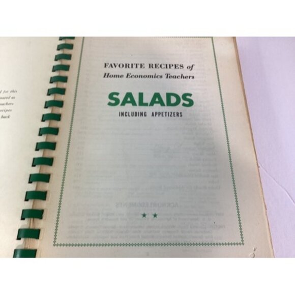 Favorite Recipes Of Home Economics Teachers: Salads Including Appetizers Cookboo - Picture 4 of 8